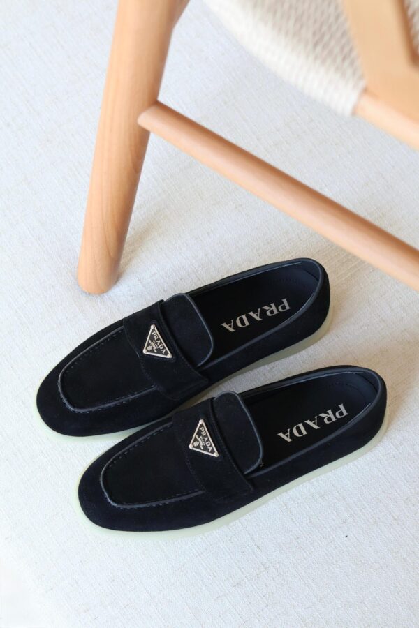 Prada Suede leather loafers