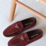 Prada Suede leather loafers