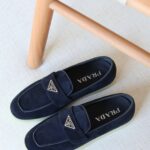 Prada Suede leather loafers
