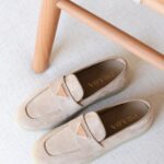 Prada Suede leather loafers