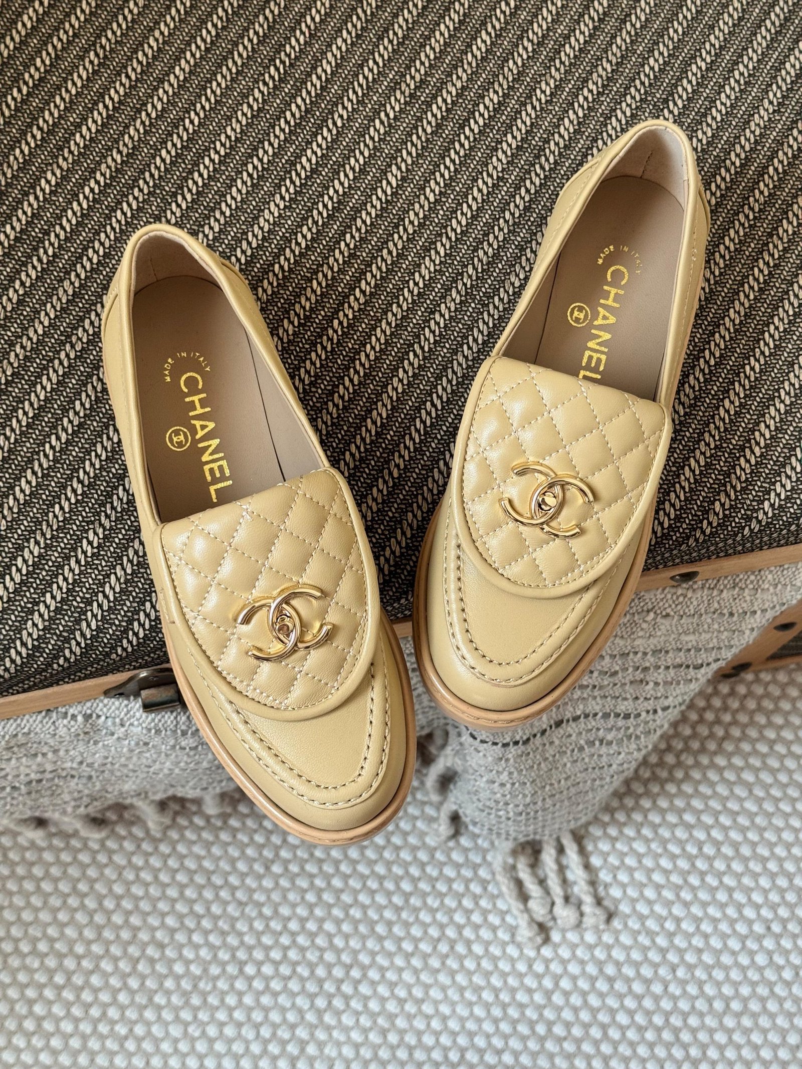 Chanel Moccasins Lambskin