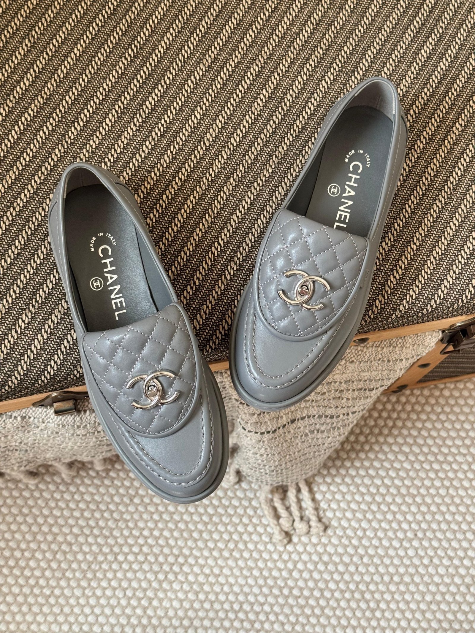 Chanel Moccasins Lambskin