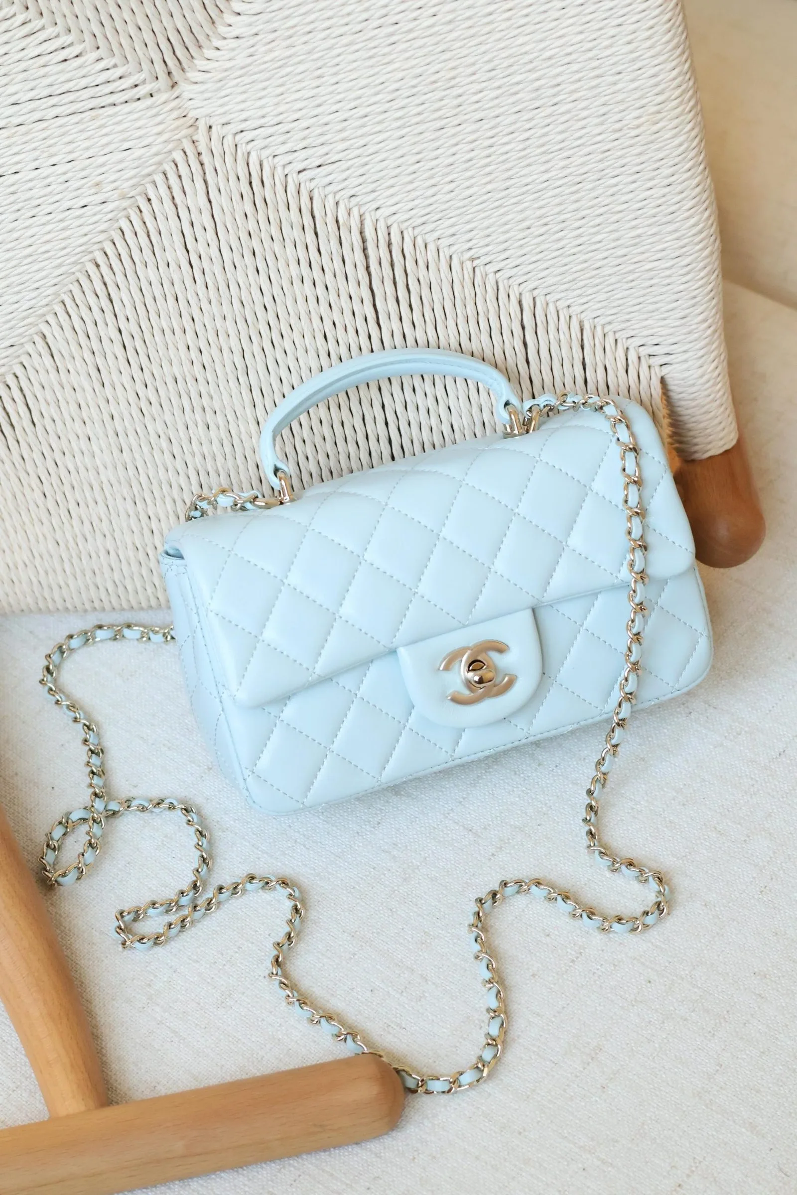 Chanel Mini Flap Bag with Top Handle
