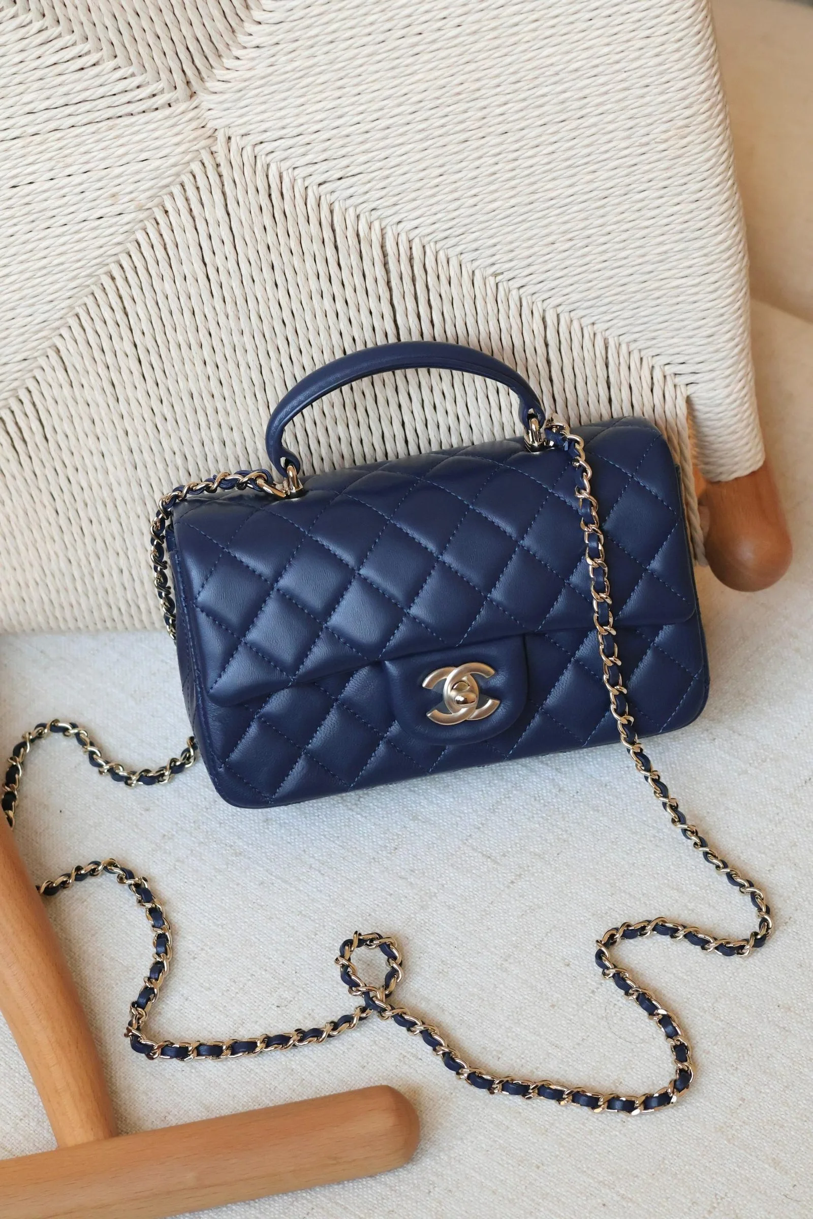 Chanel Mini Flap Bag with Top Handle