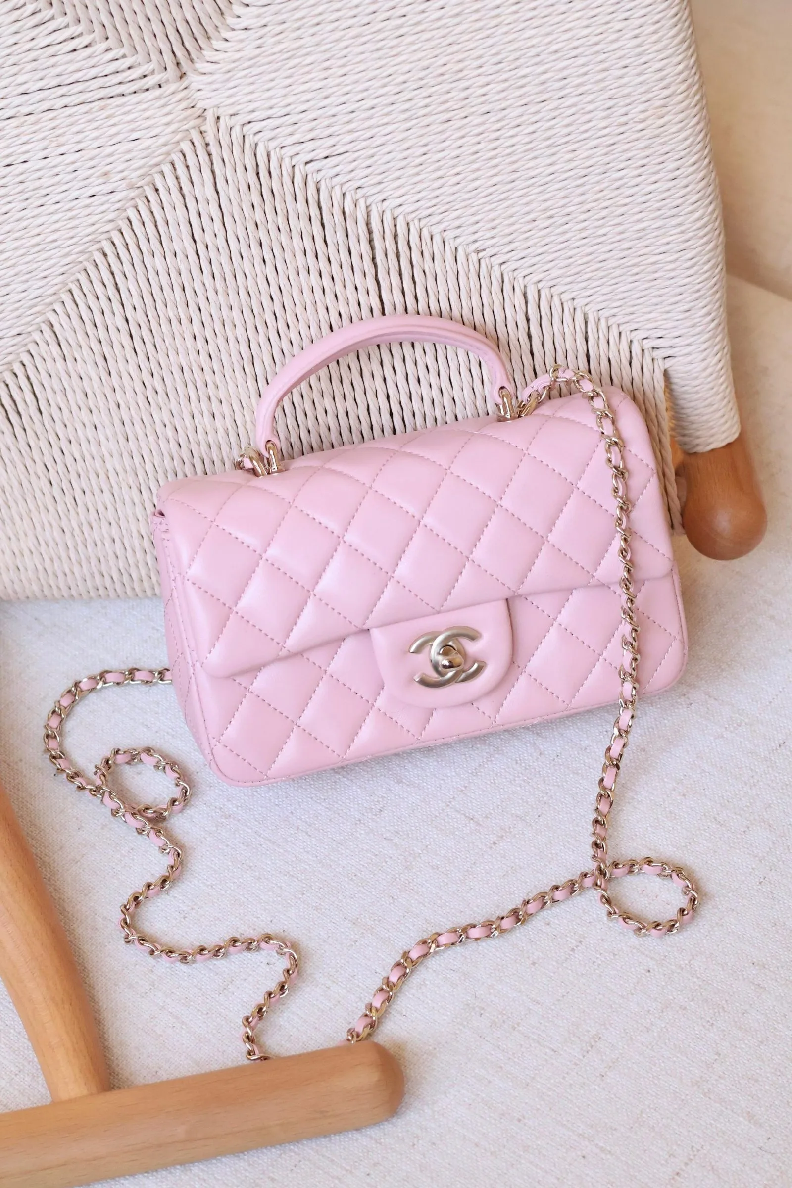 Chanel Mini Flap Bag with Top Handle