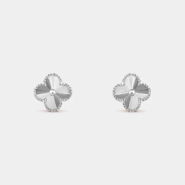 VAN CLEEF & ARPELS Vintage Alhambra Earrings White Gold  Jewellery