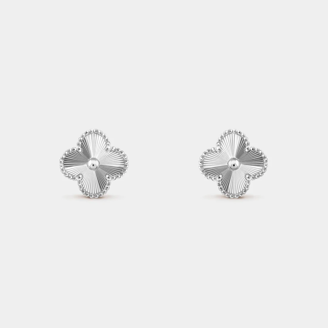 VAN CLEEF & ARPELS Vintage Alhambra Earrings White Gold  Jewellery