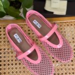 Alaïa Fishnet Ballet Flats