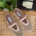 Alaïa Fishnet Ballet Flats