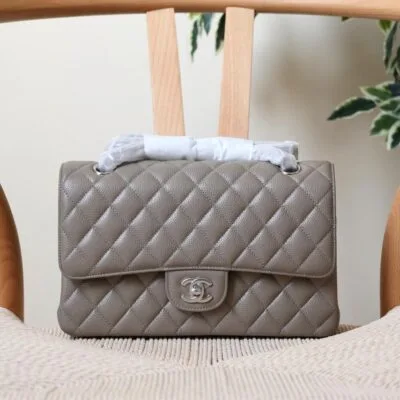 25cm Designer Flap Bag – Chanel Style | Dubai - Front View