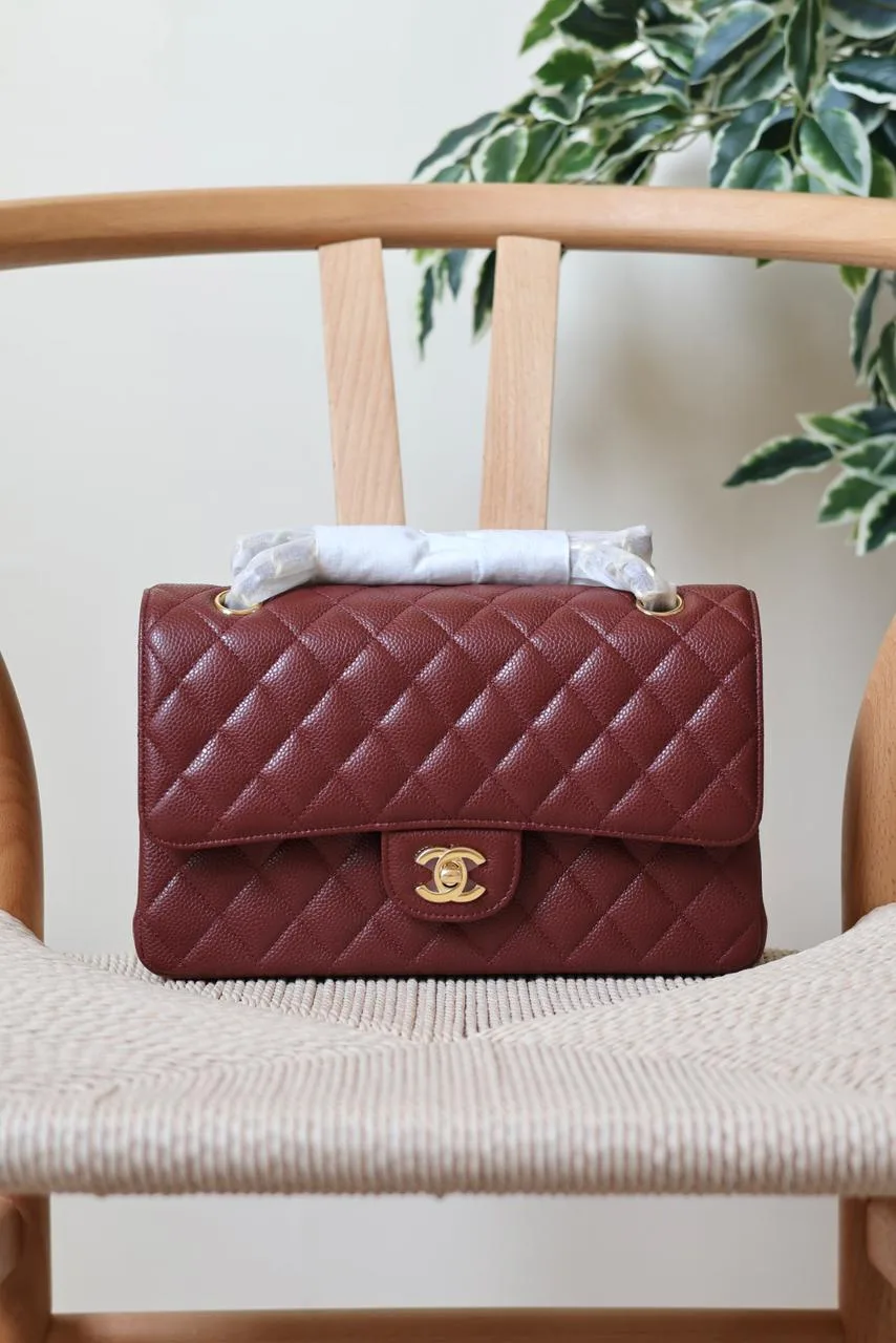 25cm Designer Flap Bag – Chanel Style | Dubai