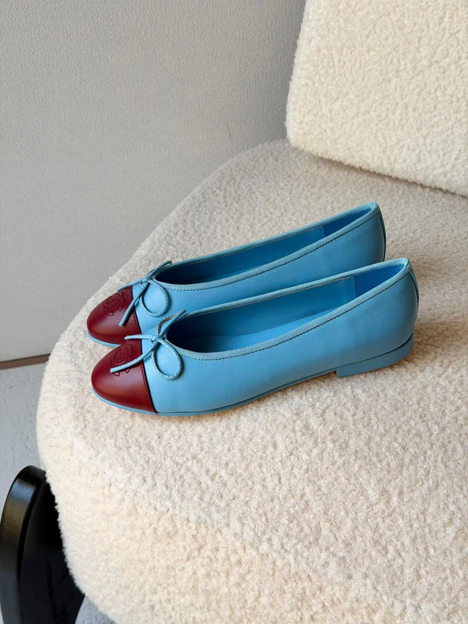 Classic Quilted Ballerina Flats | Elegant Comfortable Shoes - Side View