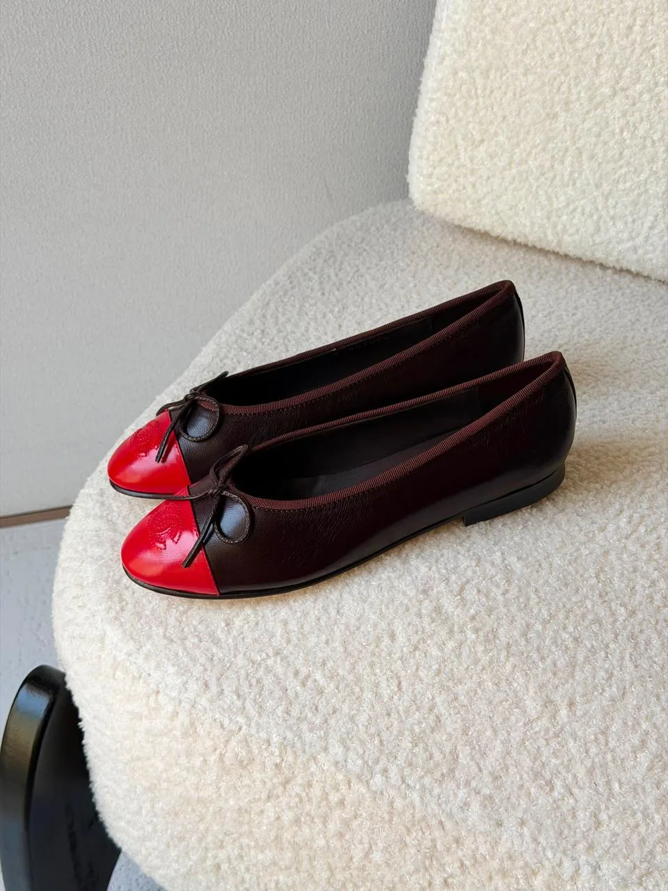 Classic Quilted Ballerina Flats | Elegant Comfortable Shoes - Top View