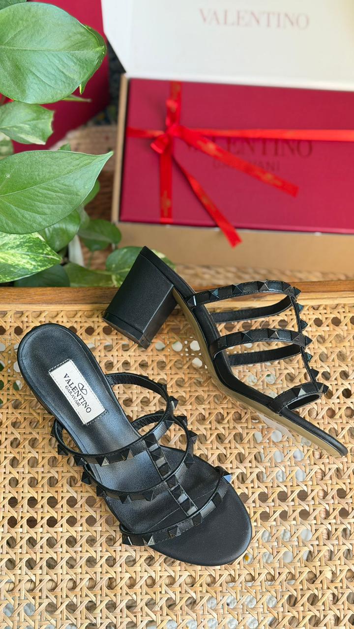 Pointed-Toe Slingback Heels - Back View