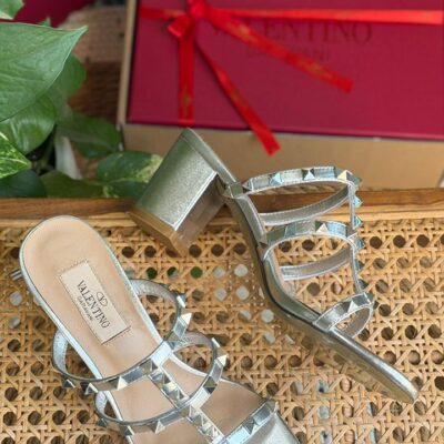 Pointed-Toe Slingback Heels - Top View