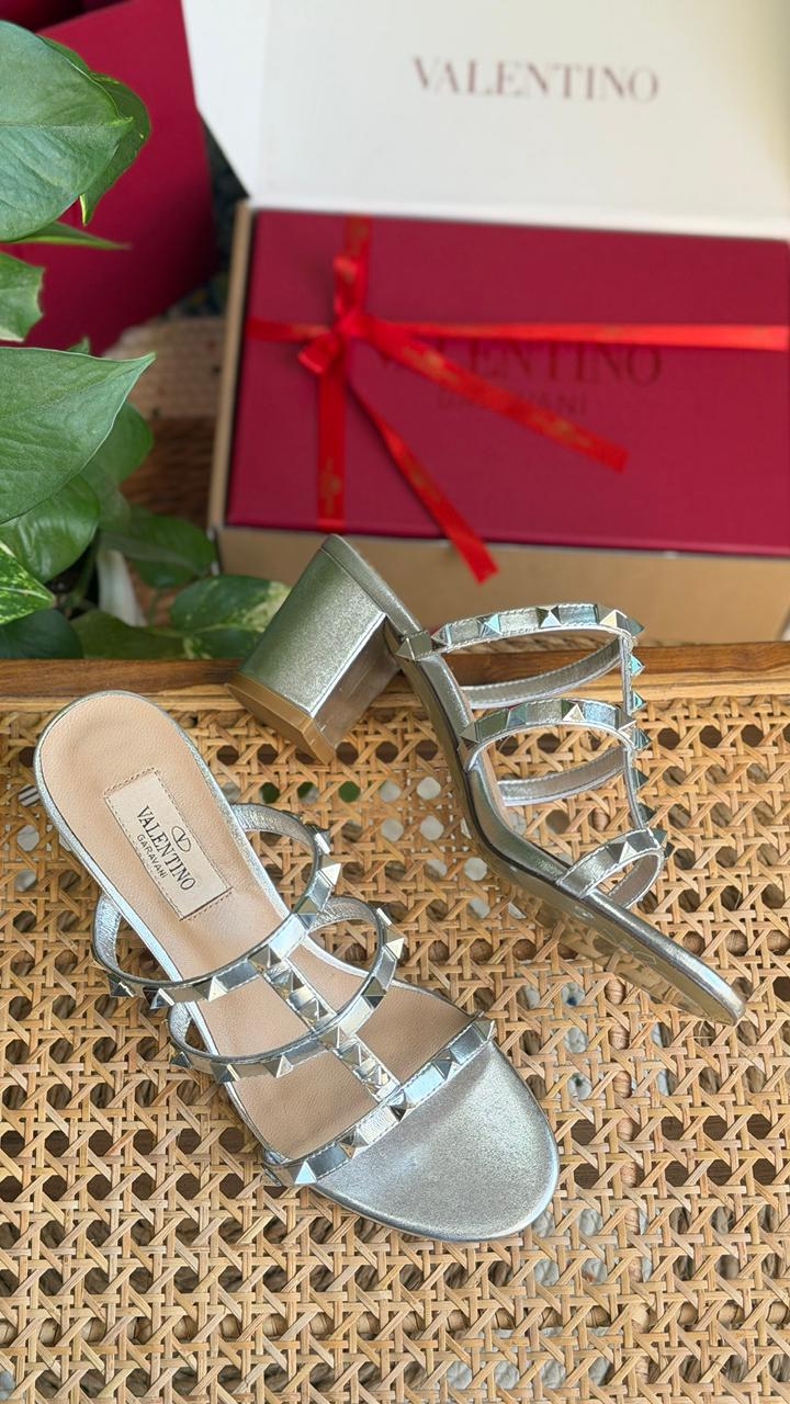 Pointed-Toe Slingback Heels - Top View