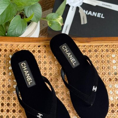 Quilted Chain-Strap Sandal