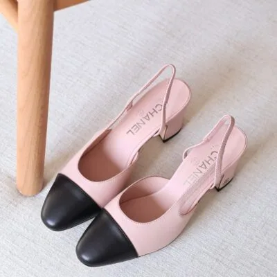 Two-Tone Slingback Heel 65mm – Women's Mid Heel Dress Shoe | UAE - View 12