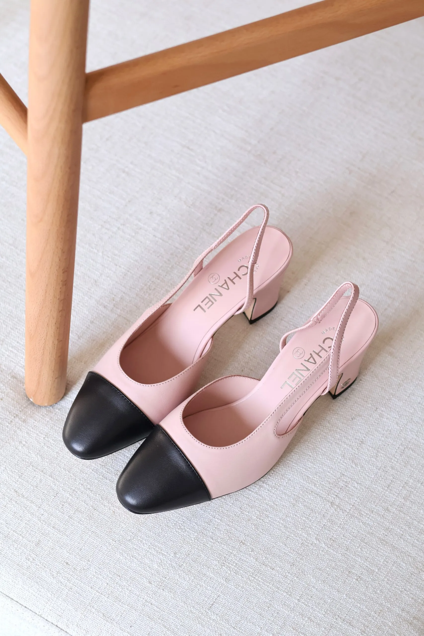 Two-Tone Slingback Heel 65mm – Women's Mid Heel Dress Shoe | UAE - View 12