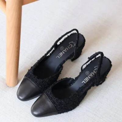 Two-Tone Slingback Heel 65mm – Women's Mid Heel Dress Shoe | UAE - View 13