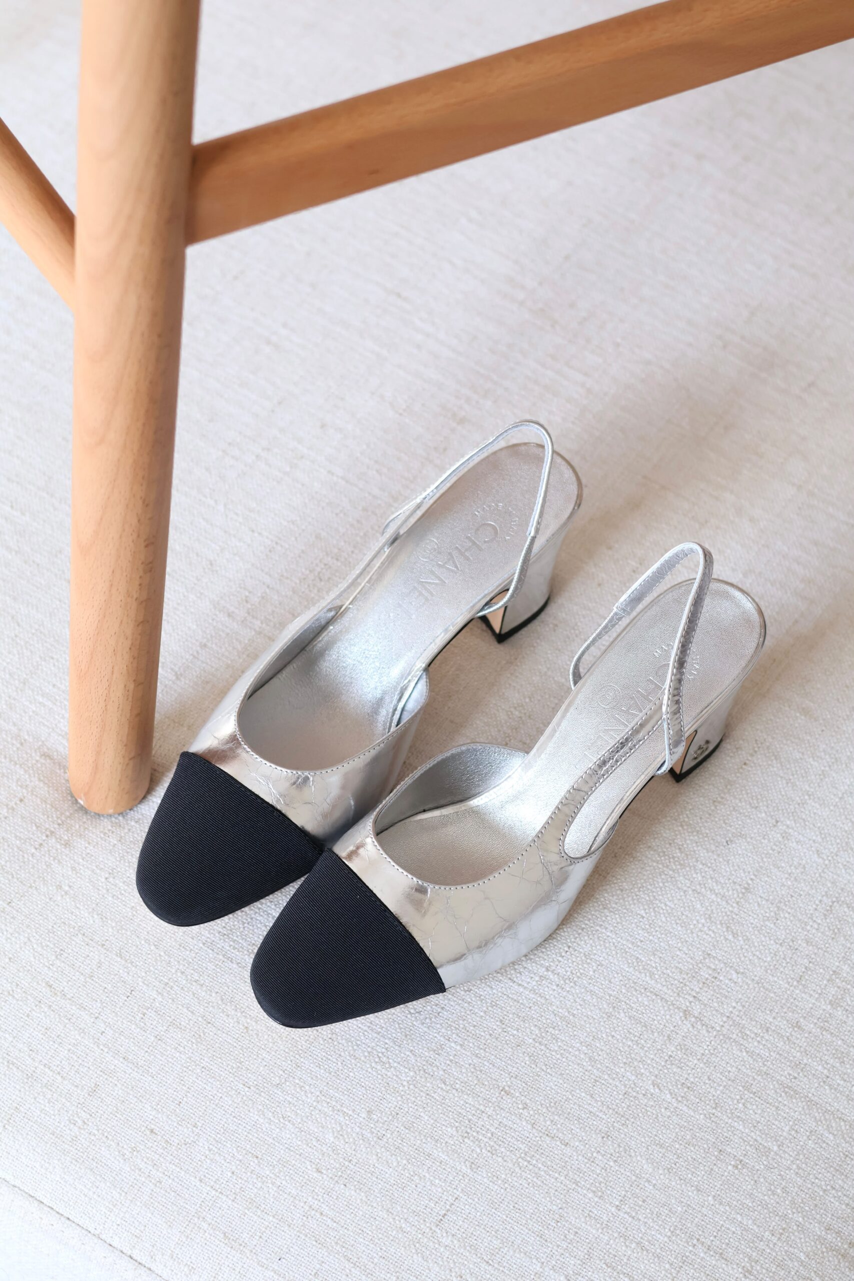 Two-Tone Slingback Heel 65mm – Women's Mid Heel Dress Shoe | UAE - View 14