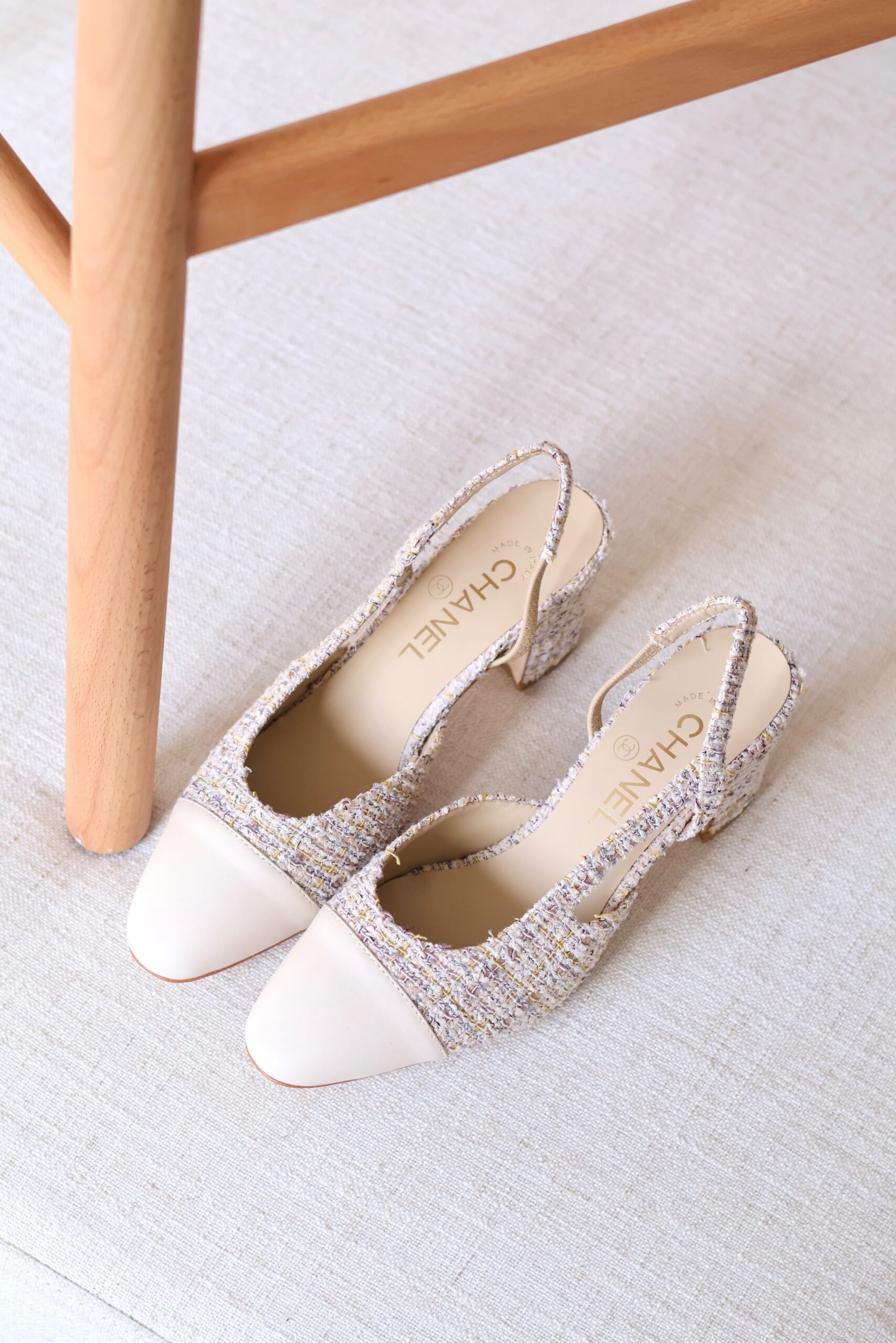 Two-Tone Slingback Heel 65mm – Women's Mid Heel Dress Shoe | UAE - View 8