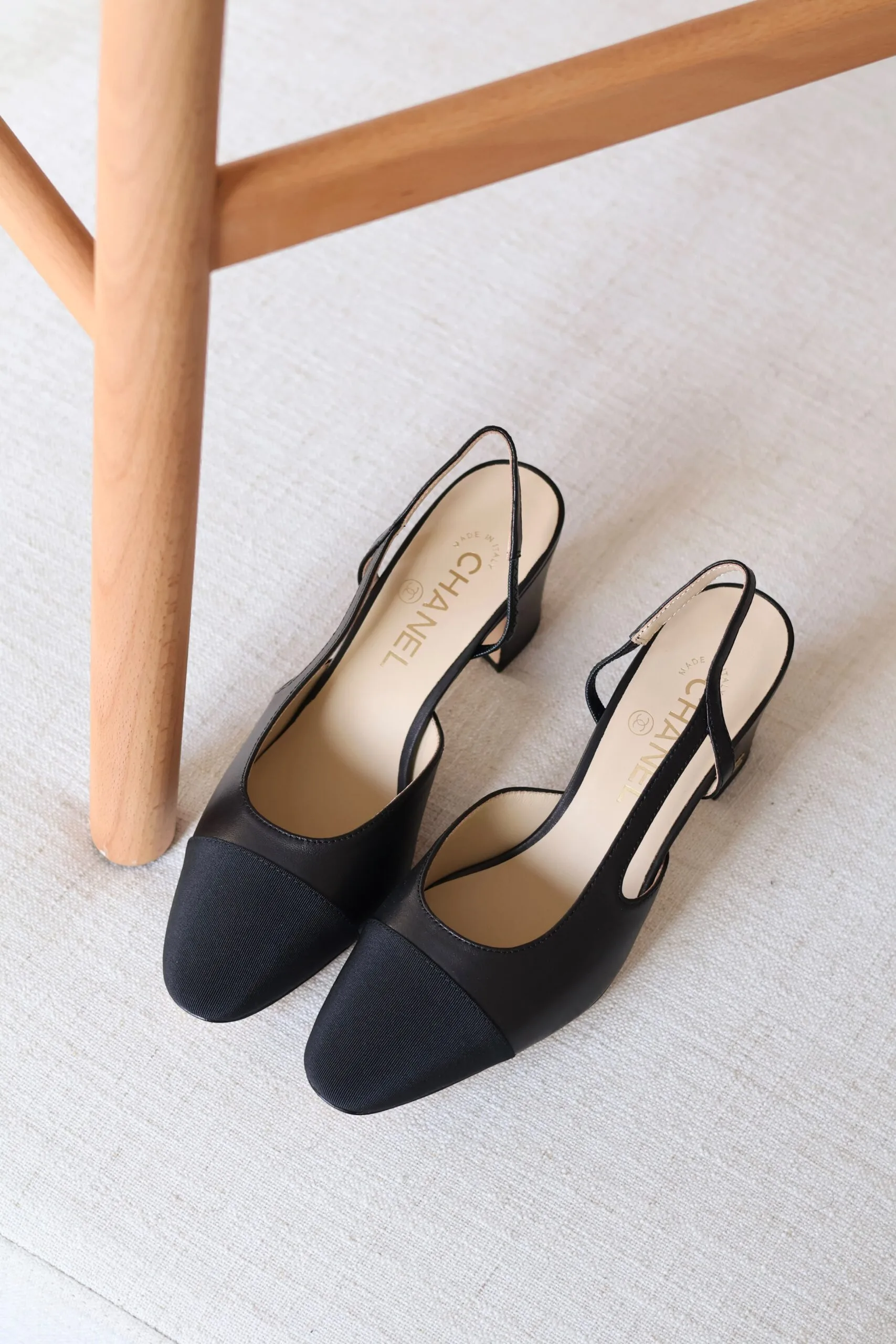 Two-Tone Slingback Heel 65mm – Women's Mid Heel Dress Shoe | UAE - View 9