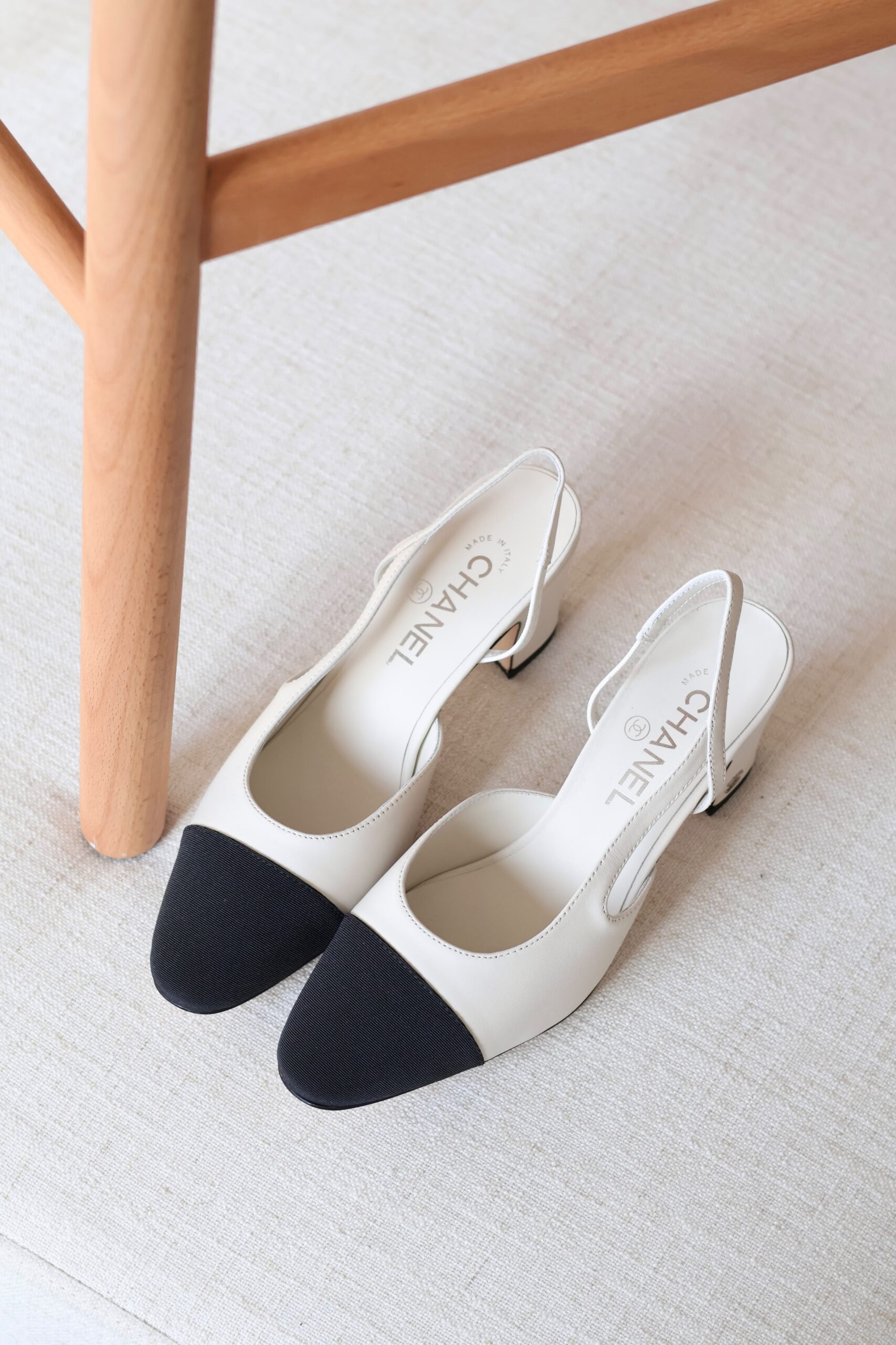 Two-Tone Slingback Heel 65mm – Women's Mid Heel Dress Shoe | UAE - View 10