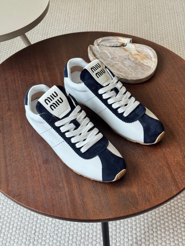Miu Miu Plume nappa sneakers