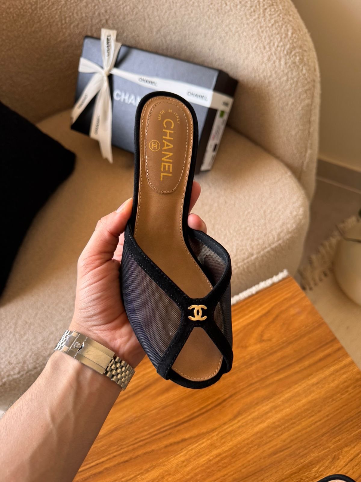 Elegant Mesh Peep Toe Slingback Heels for Women – Evening Style