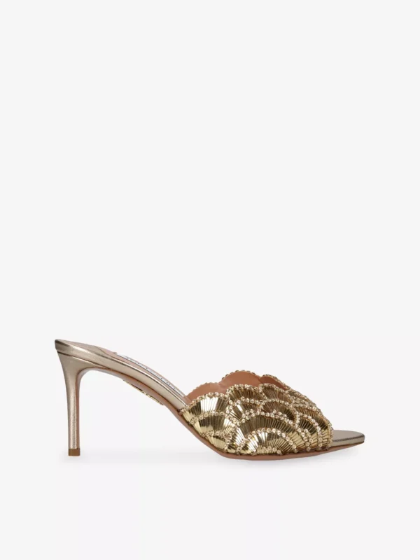 Aquazzura Ce Soir Mule 75mm heel