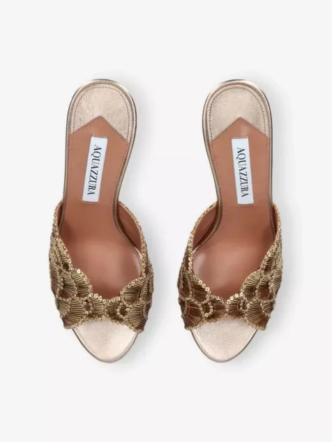 Aquazzura Ce Soir Mule 75mm heel