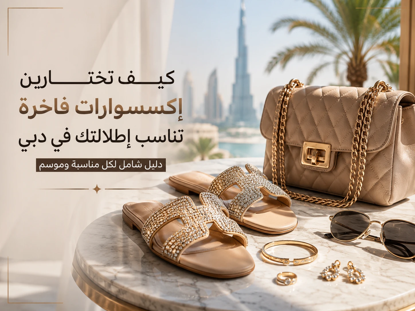 كيف تختارين إكسسوارات فاخرة تناسب إطلالتك في دبي | دليل شامل